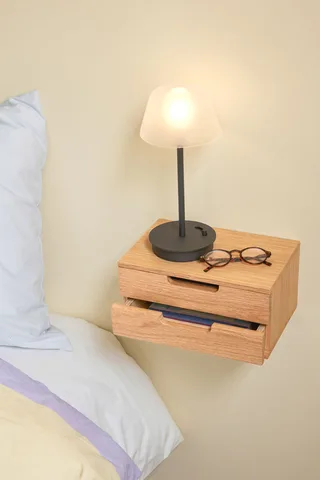 Salon Portable Lamp Black von Hübsch – Ambientefoto 7 von 9