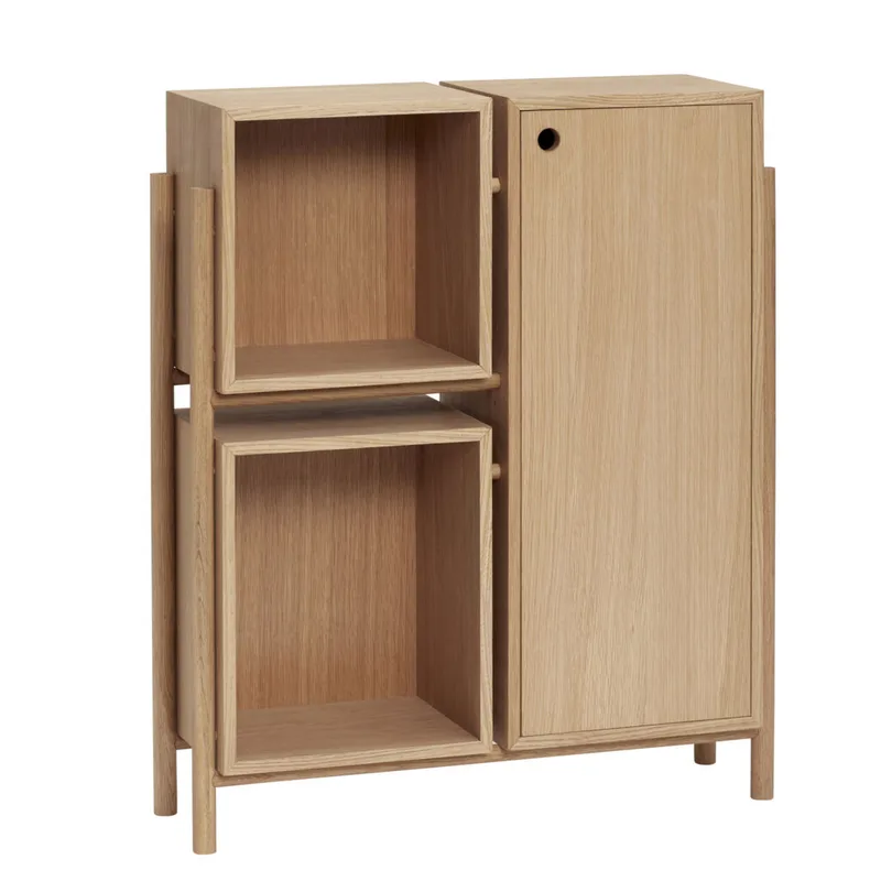 Cube Console Table Natural by Hübsch – product photo