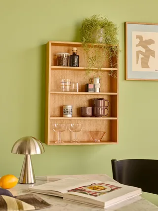 Mush Portable Lamp Nickel by Hübsch – interior photo 5 of 6