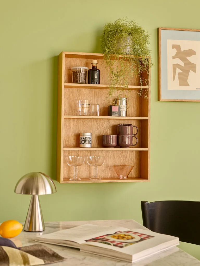 Mush Portable Lamp Nickel by Hübsch – interior photo 5 of 6
