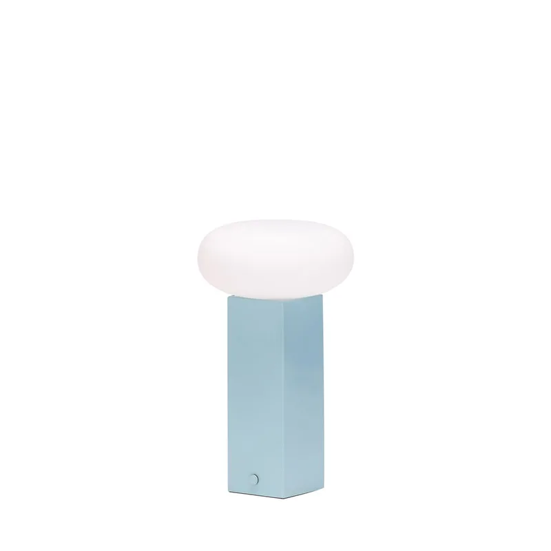 Low Portable Lamp Blue von Hübsch – Produktfoto 3 von 3