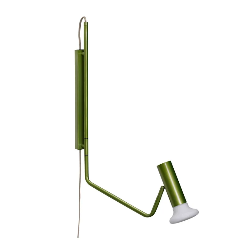Wally Wall Lamp Green by Hübsch – product photo 2 of 2
