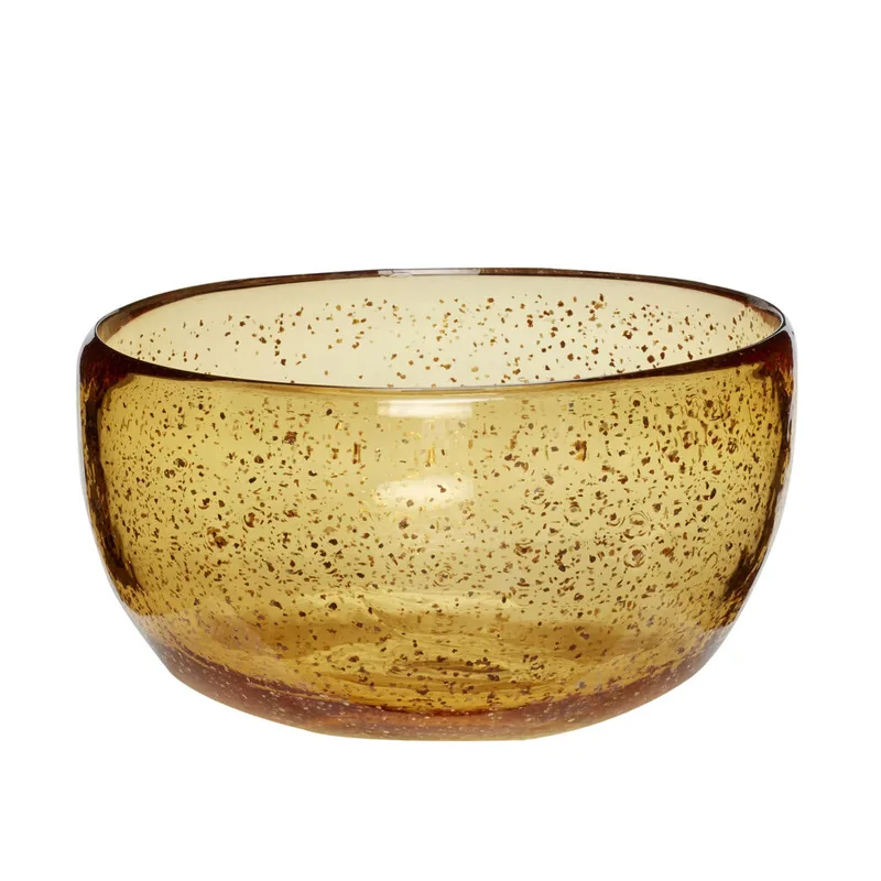 Glow Bowl Amber by Hübsch – product photo