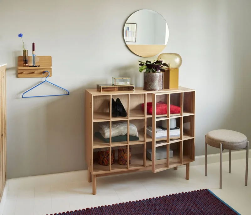 Silo Stool Beige by Hübsch – interior photo 1 of 2