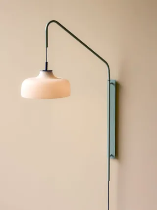 Current Wall Lamp Light blue by Hübsch – interior photo 3 of 4