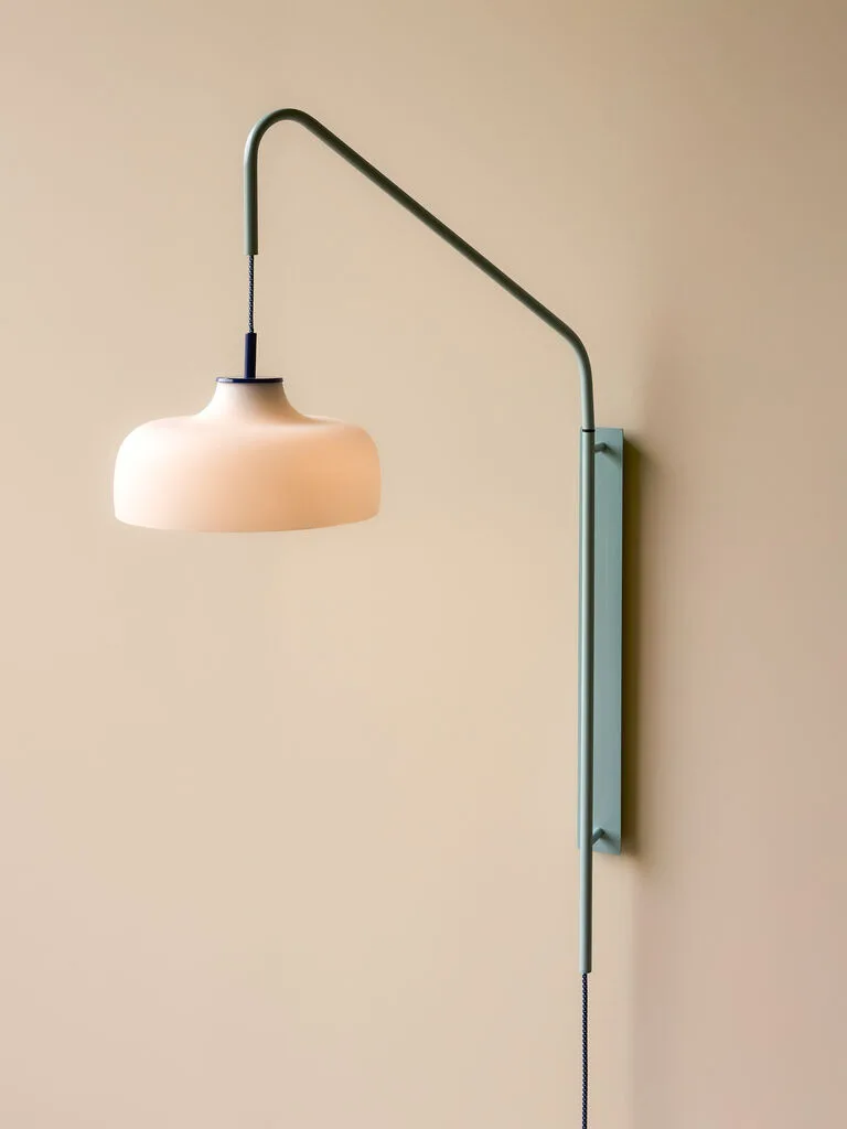 Current Wall Lamp Light blue by Hübsch – interior photo 3 of 4
