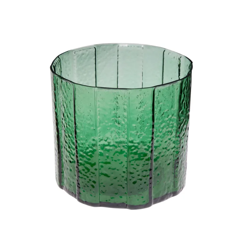 Emerald Vase Green van Hübsch – productfoto 2 van 6