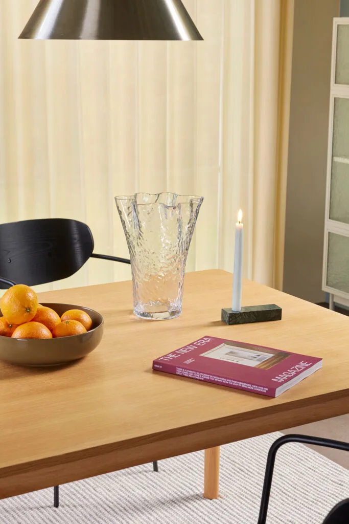 Brick Candleholder Black by Hübsch – interior photo 3 of 4
