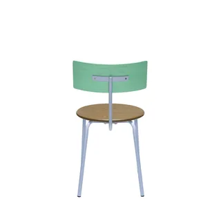 Koi Dining Chair Brown/Green/Purple by Hübsch – product photo 3 of 10