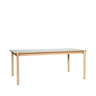 Oblique Dining Table Rectangular Grey von Hübsch – Produktfoto 6 von 6
