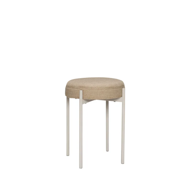 Silo Stool Beige by Hübsch – product photo 2 of 2