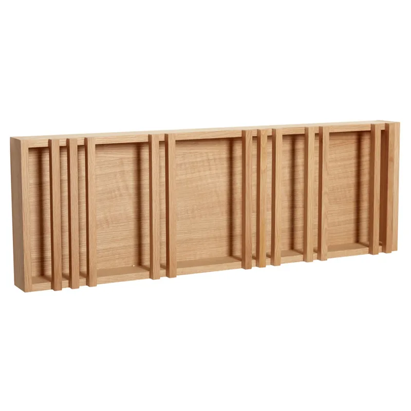 Column Magazine Holder Natural van Hübsch – productfoto