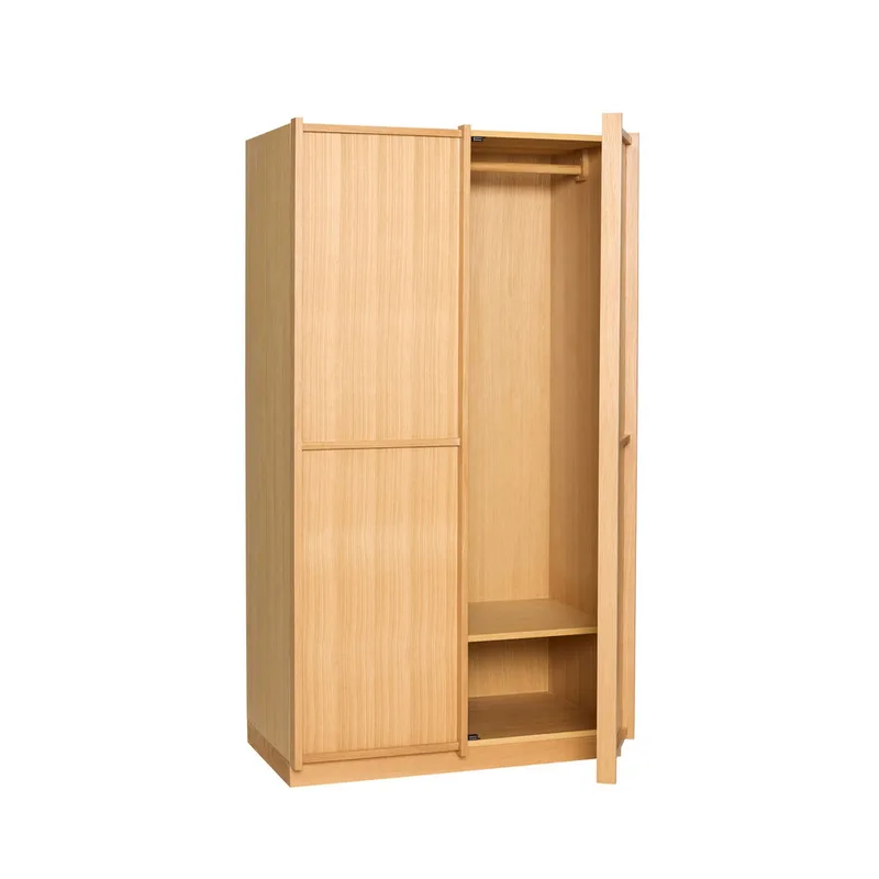 Kura Wardrobe Large Natural van Hübsch – productfoto 1 van 6