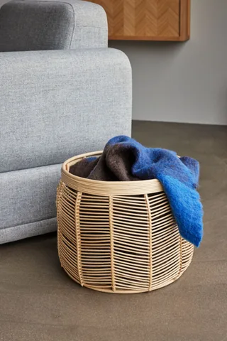 Luna Baskets Natural (set of 2) by Hübsch – interior photo 4 of 6