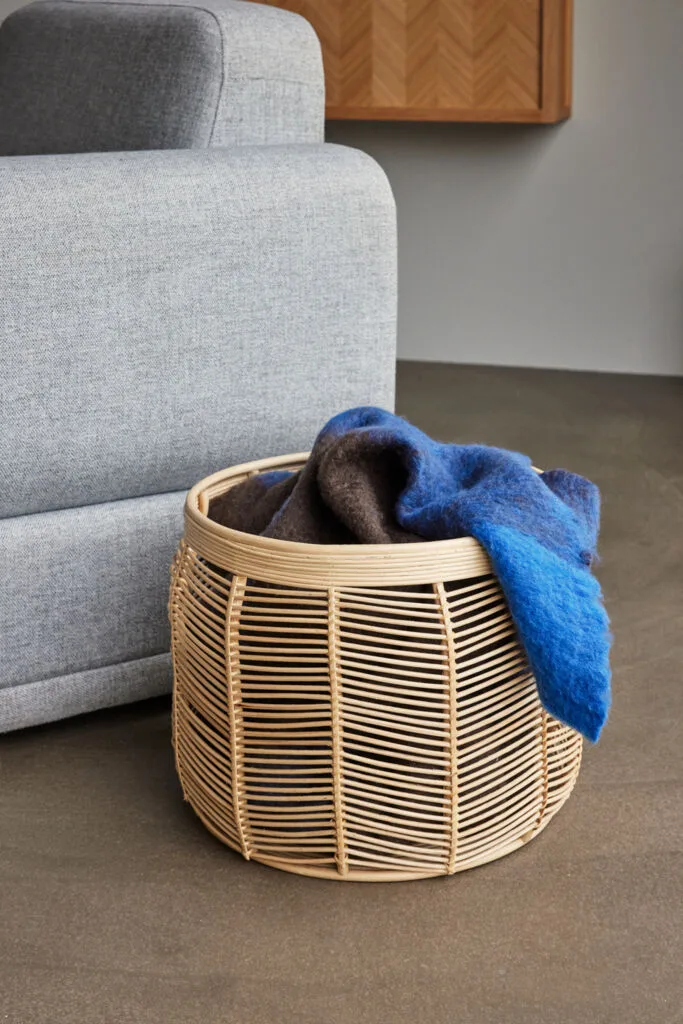 Luna Baskets Natural (set of 2) by Hübsch – interior photo 4 of 6