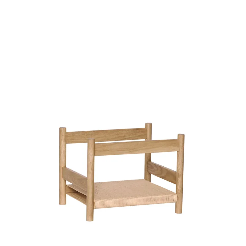 Heritage Magazine Holder Oak by Hübsch – product photo 5 of 5
