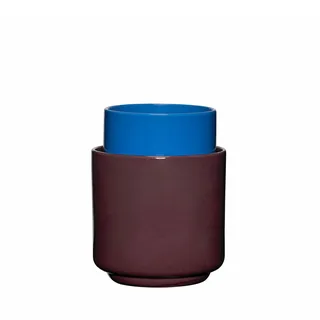 Deux Pots Maroon/Blue (set of 2) van Hübsch – productfoto 5 van 5