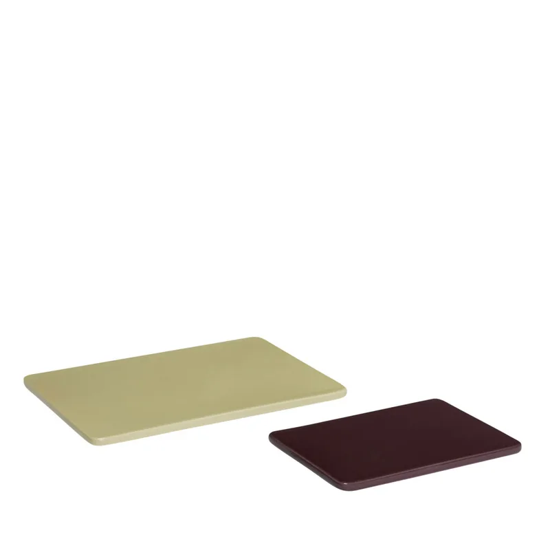 Amare Trivets Large Light green/Maroon (set of 2) von Hübsch – Produktfoto 7 von 7