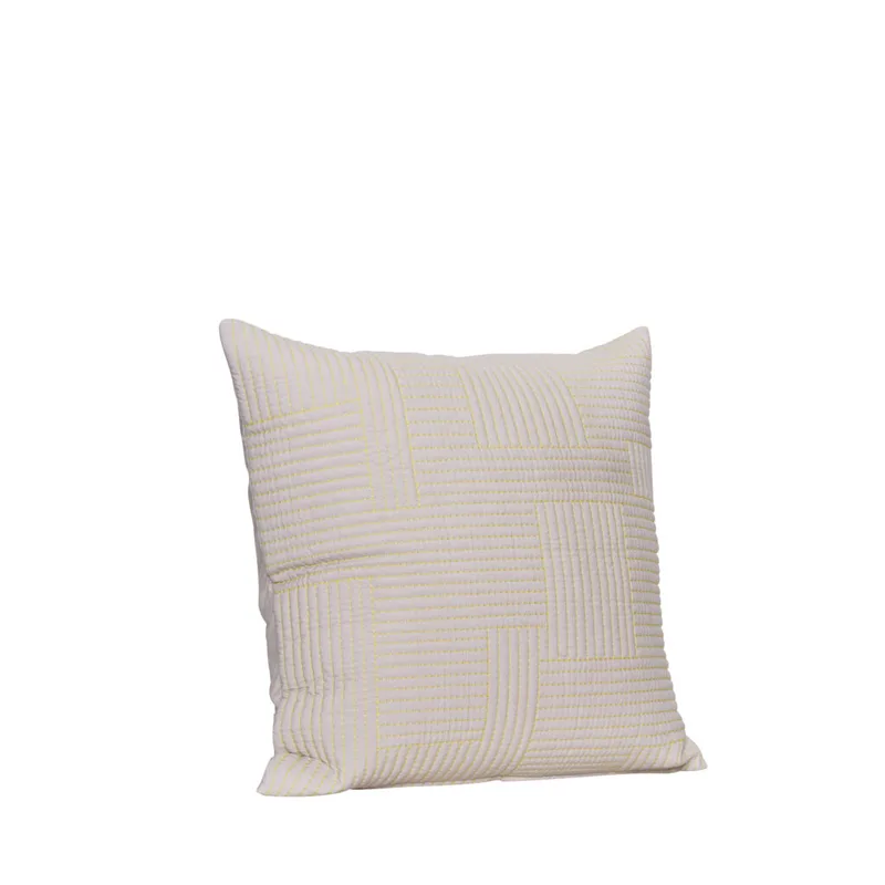 Floy Cushion Sand/Yellow by Hübsch – product photo 6 of 6