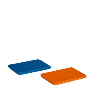 Amare Trivets Small Blue/Orange (set of 2) van Hübsch – productfoto 7 van 7