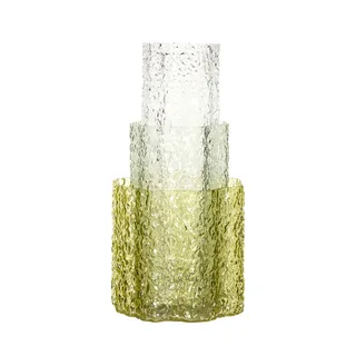 Triple Vases Green/Clear (set of 3) de Hübsch – photo du produit 7 sur 7