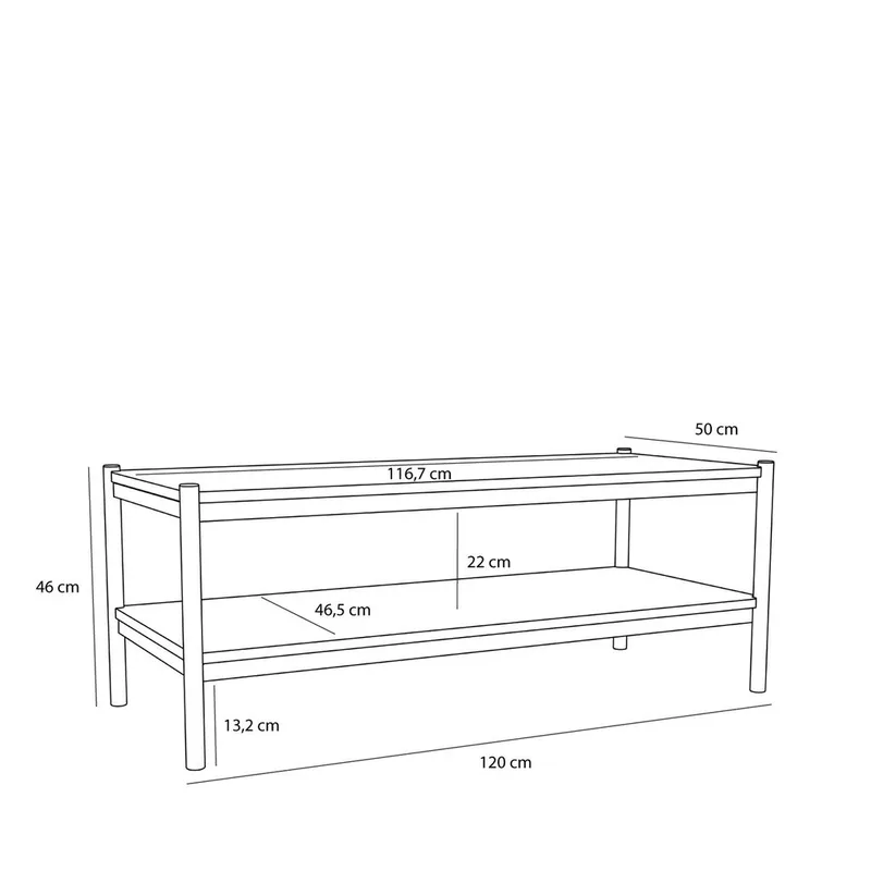 Seize Coffee Table Natural von Hübsch – Produktfoto 2 von 5