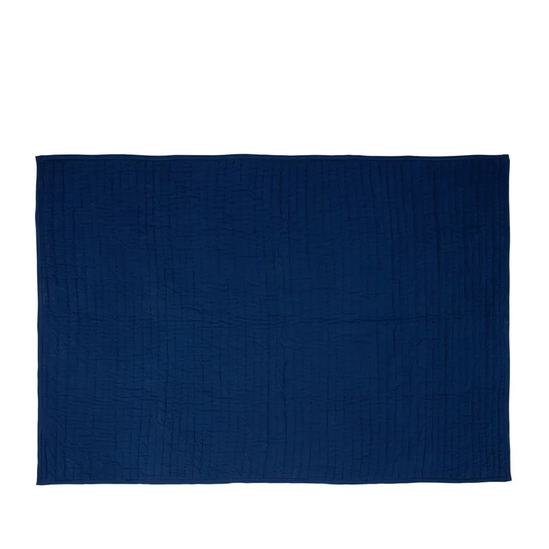 Pavilion Plaid Block Blue/Multicolour van Hübsch – productfoto 1 van 5