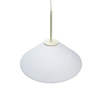 Solid Pendant Lamp White/Sand de Hübsch – photo du produit 2 sur 8