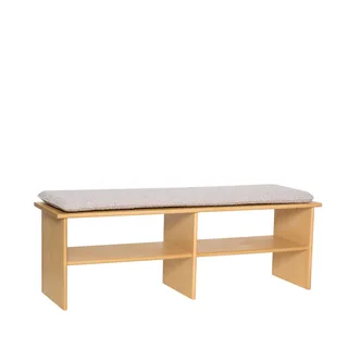 Layer Bench Natural van Hübsch – productfoto 5 van 5