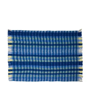 Loom Plaid Blue von Hübsch – Produktfoto 3 von 3