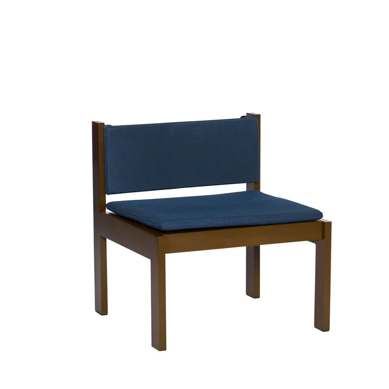 Haus Lounge Chair Brown van Hübsch – productfoto 5 van 5