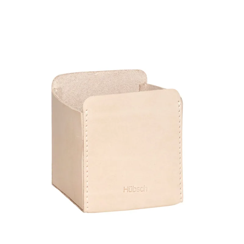 Studio Pen Holder Small Beige by Hübsch – product photo