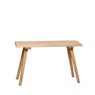 Nomad Bench Natural von Hübsch – Produktfoto 2 von 2