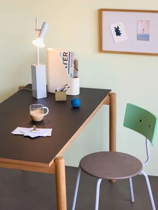 Set Table Lamp Light grey de Hübsch – photo d’ambiance 2 sur 4