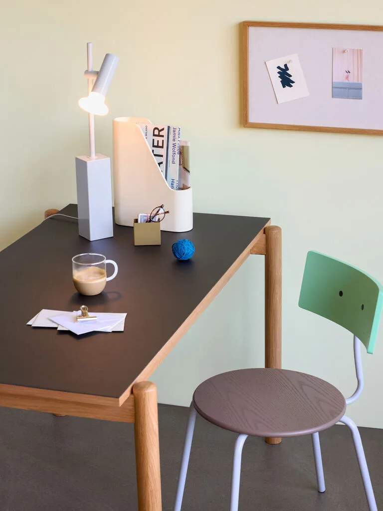 Set Table Lamp Light grey de Hübsch – photo d’ambiance 2 sur 4