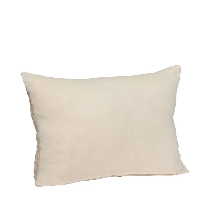 Rhythmic Cushion Beige/Orange/Black by Hübsch – product photo 1 of 5