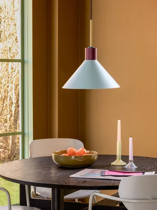 Crayon Pendant Blue by Hübsch – interior photo 2 of 5