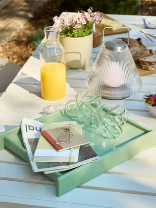 Tou Portable Lamp Clear by Hübsch – interior photo 3 of 6