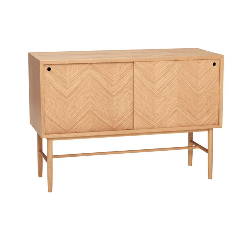 Herringbone Dresser Sliding Doors Natural by Hübsch – product photo
