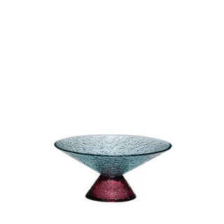 Bonbon Glass Bowl Medium Blue/Red van Hübsch – productfoto 5 van 5