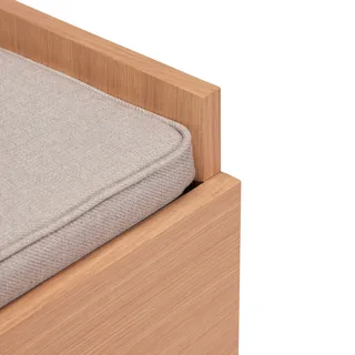 Forma Bench Sand/Natural van Hübsch – sfeerfoto 1 van 6