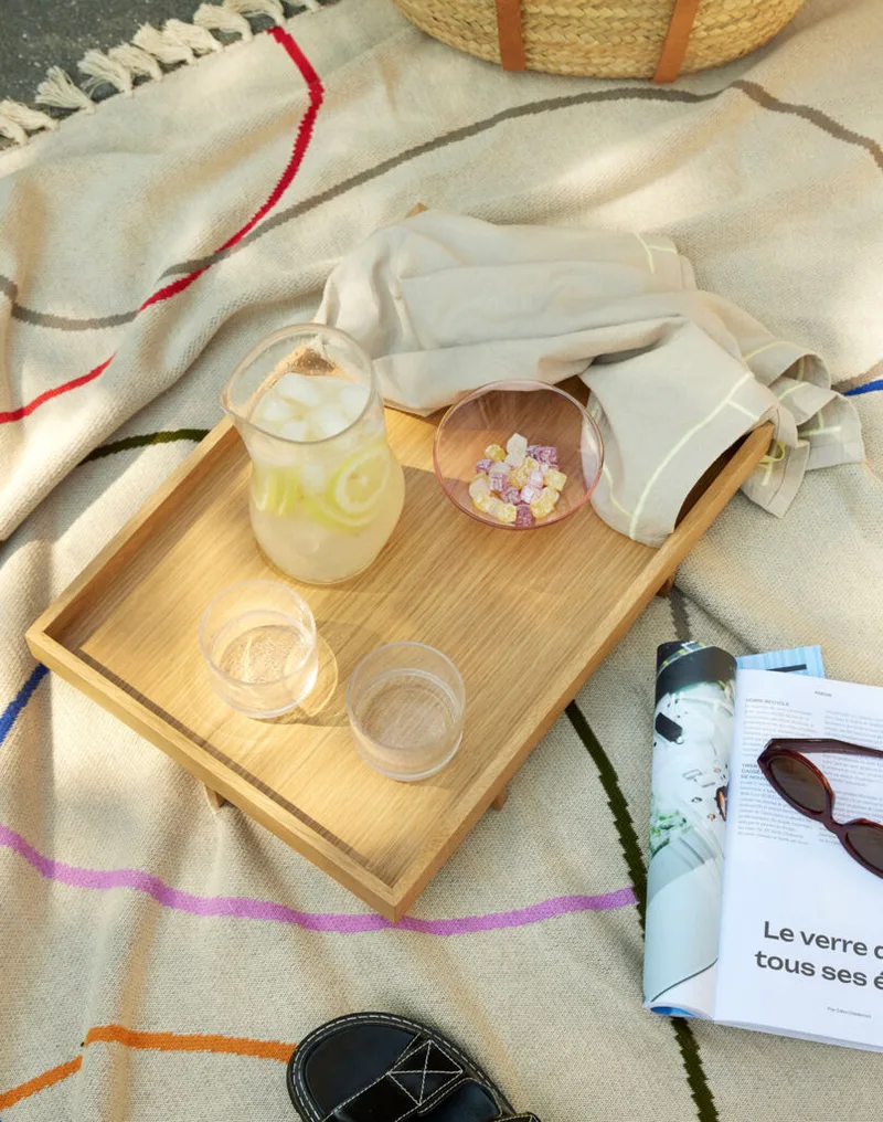 Elevate Tray Natural by Hübsch – interior photo 1 of 3