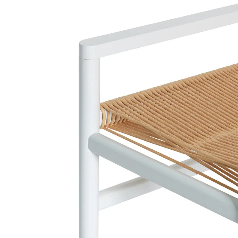 Heritage Bench Small Light grey by Hübsch – product photo 1 of 5