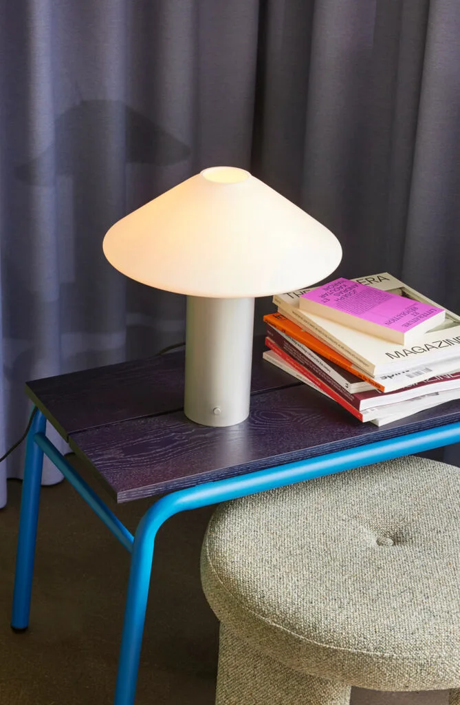 Rocco Pouffe Light green by Hübsch – interior photo 5 of 6
