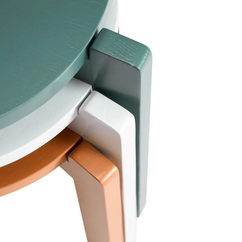 Always Stool Orange by Hübsch – interior photo 3 of 5