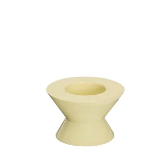 Two Candleholder Yellow de Hübsch – photo du produit 1 sur 4