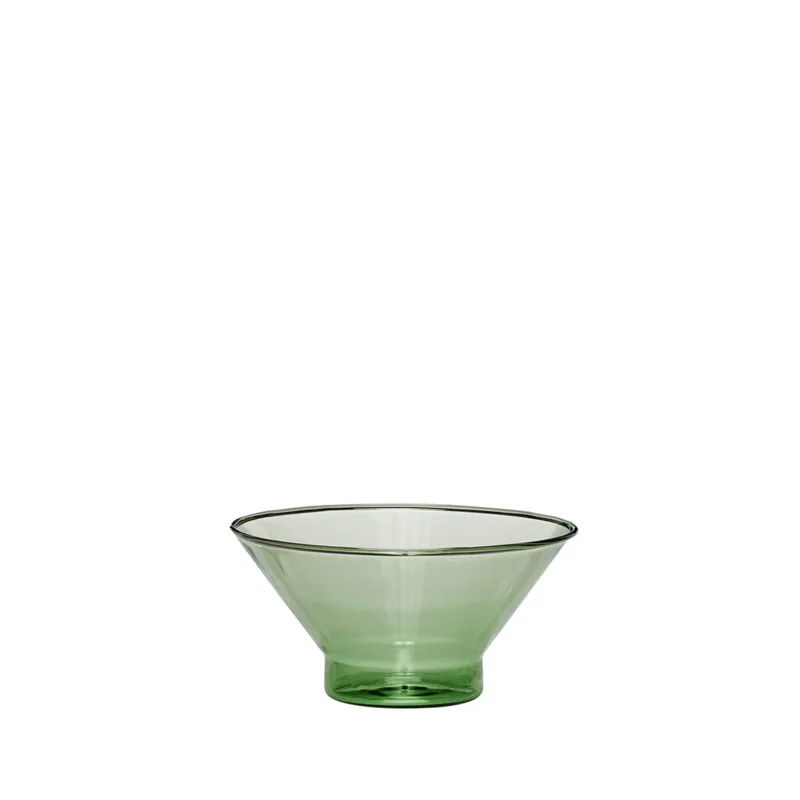 Flora Bowl Green van Hübsch – productfoto