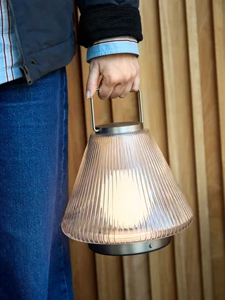 Tou Portable Lamp Clear by Hübsch – interior photo 5 of 6