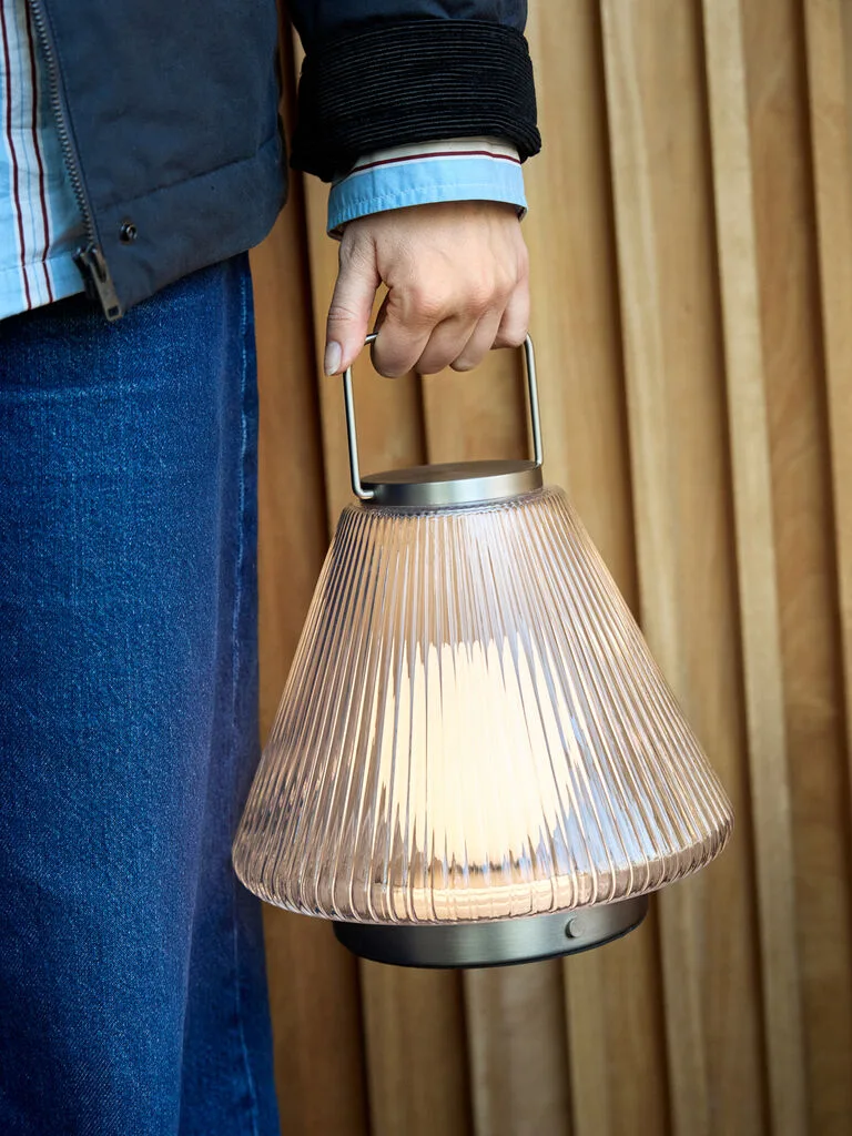 Tou Portable Lamp Clear by Hübsch – interior photo 5 of 6