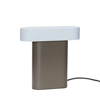 Sleek Table Lamp Brown/Light grey by Hübsch – product photo 4 of 4